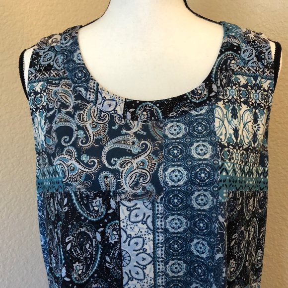 🚫SOLD🚫 Faded Glory | Sleeveless Blouse - Picture 5 of 6